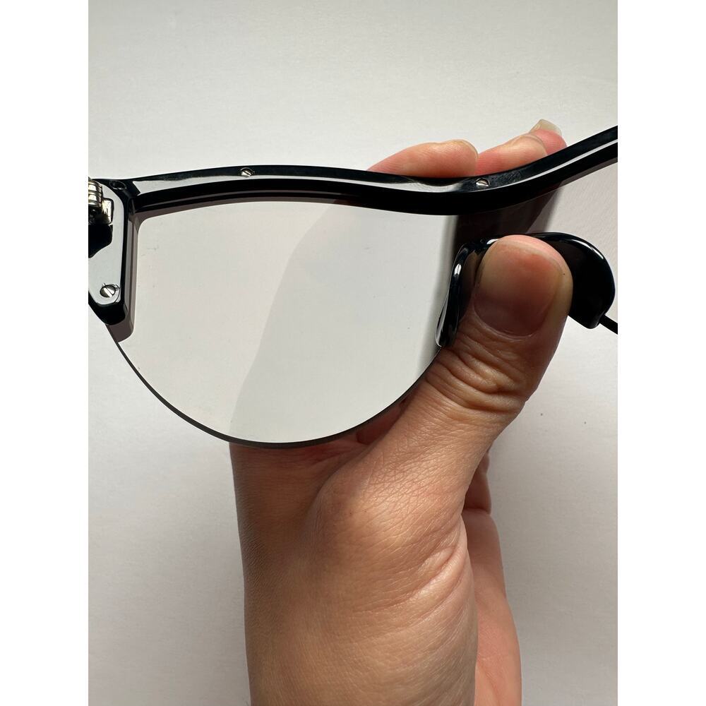 Balenciaga BB0004S Ski Cat-Eye Shield Sunglasses - Picture 10 of 15